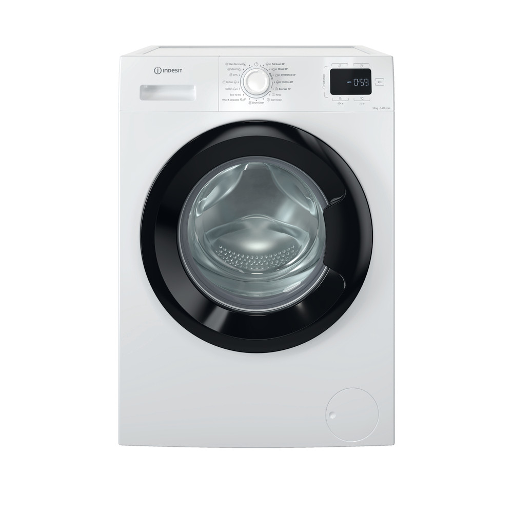 Indesit Lave-linge Pose-libre IM 1064B MY TIME EE Blanc Frontal A Frontal