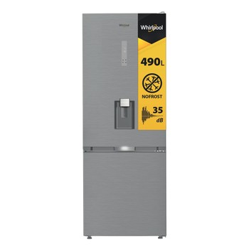 Whirlpool Kombinovaná chladnička s mrazničkou Volně stojící WHK2 6493W X5E New Silver – ARC 1035 2 doors Hero image