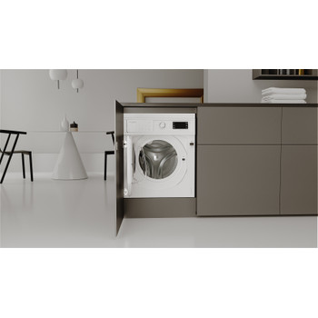 Whirlpool Washing machine Built-in BI WMWG 91485 UK White Front loader B Lifestyle frontal