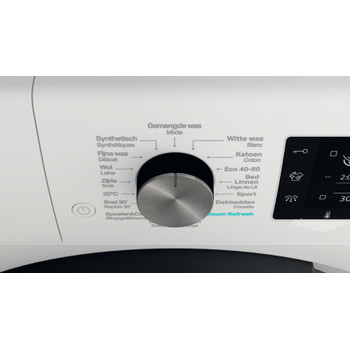 Whirlpool Lave-linge Pose-libre FFD 10489E BV BE Blanc Frontal A Control panel