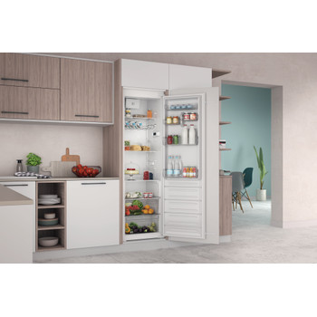 Indesit Koelkast Ingebouwd INSD18A011B1 Staal Lifestyle perspective open