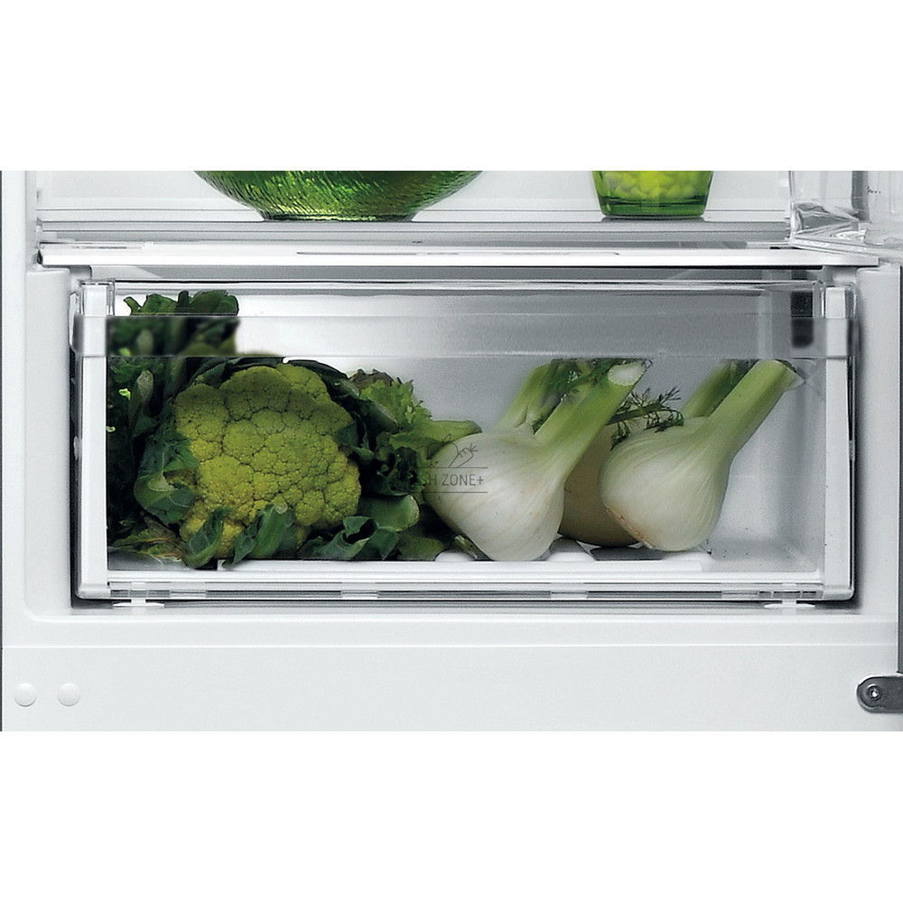 Bauknecht Køleskab/fryser kombination Fritstående KGN 389 W Optic Inox 2 doors Drawer