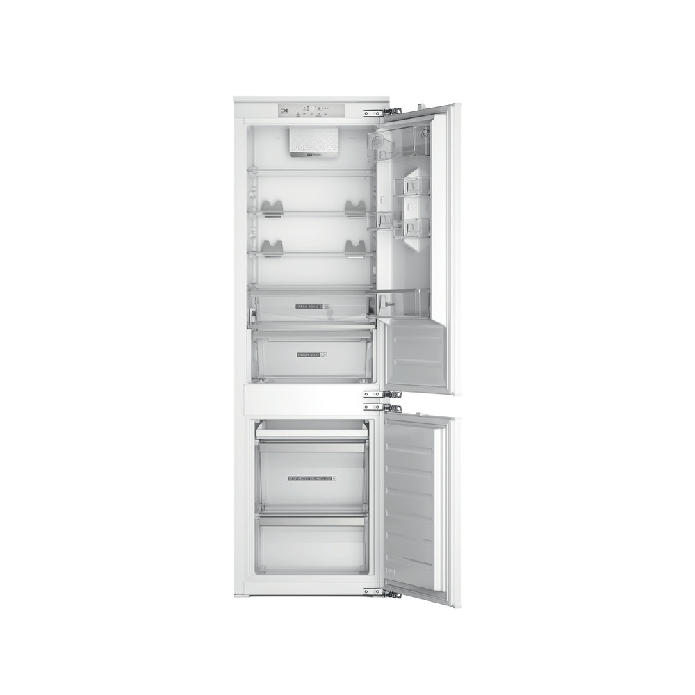 Bauknecht Kühl-Gefrierkombination Einbaugerät BKC18D013C2 SF Weiss 2 Türen Frontal open