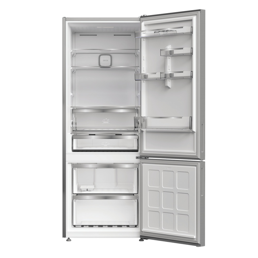 Hotpoint Combiné Pose-libre HPAK2 6472 XP4E New Silver – ARC 1035 2 portes Frontal open
