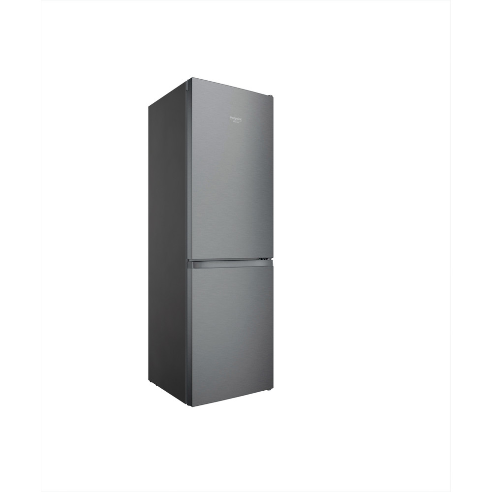 Hotpoint_Ariston Combinație frigider-congelator Neincorporabil HAFC8 TI21SX Saturn Steel 2 doors Perspective