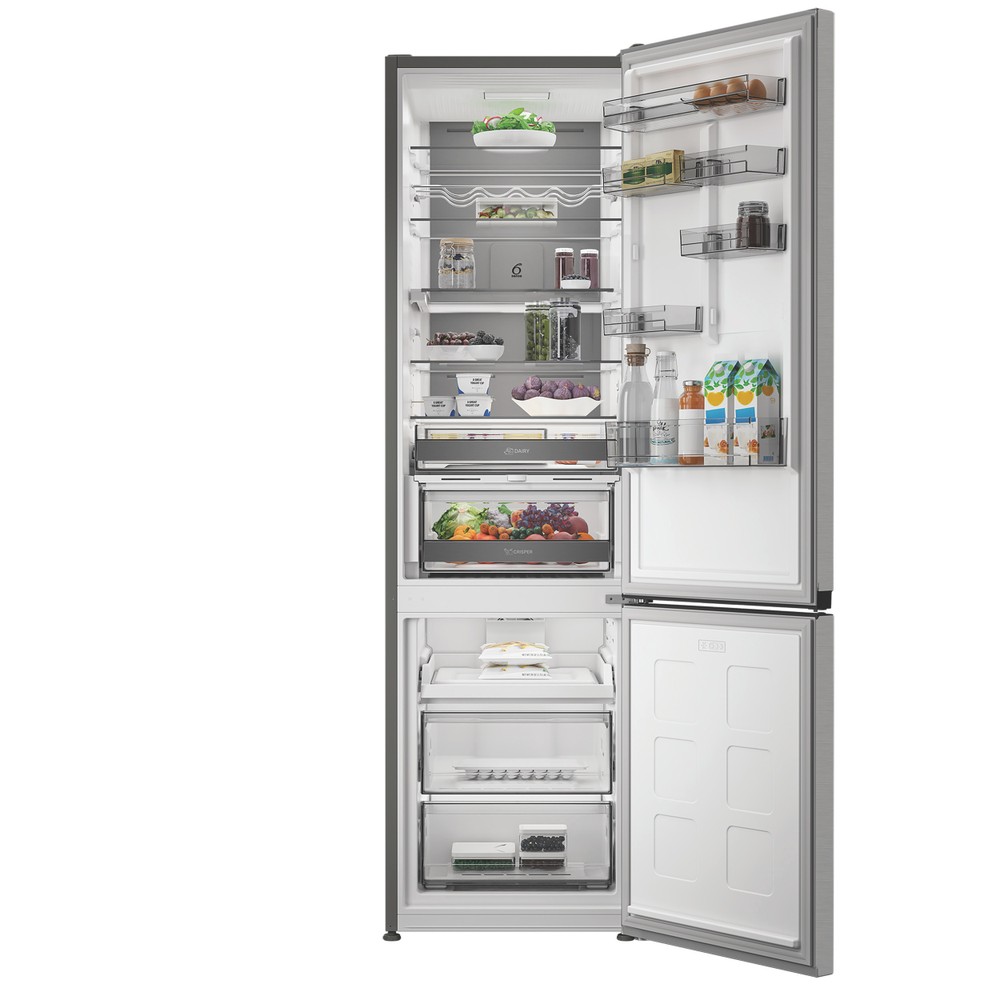 Whirlpool Combinación de frigorífico / congelador Libre instalación WHK 26412 X5EE1 ARC 764 Manhattan Gray 2 doors Lifestyle frontal open