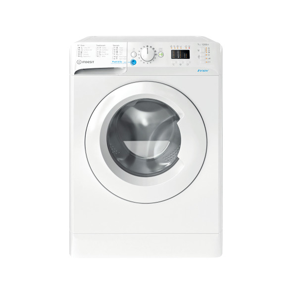 Indesit Mosógép Szabadonálló BWSA 71251 W EE N Fehér Elöltöltős E Frontal