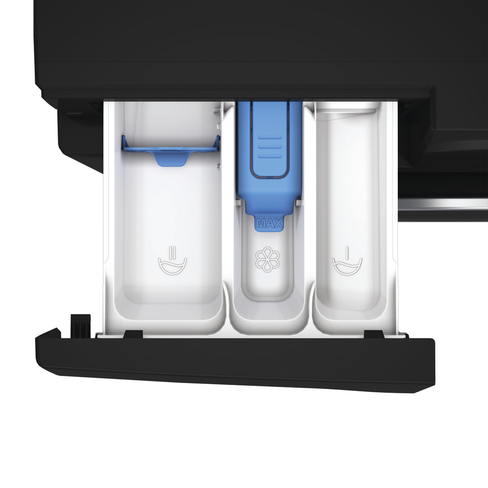 Hotpoint Washing machine Free-standing H 91B ANTI STAIN IRE Black Front loader A Drawer