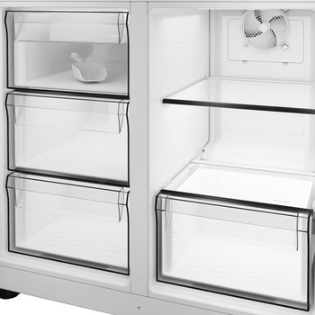 Whirlpool Réfrigérateur américain Pose-libre WHGF 6534 XK4E ARC 764 Manhattan Gray Drawer