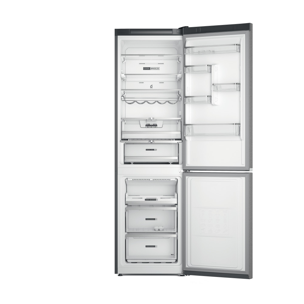 Whirlpool Kombinirani hladnjak Samostojeći W7X 93T MX Zrcalna/Inox 2 doors Frontal open