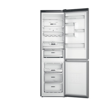 Whirlpool Kombinirani hladnjak Samostojeći W7X 93T MX Zrcalna/Inox 2 doors Frontal open