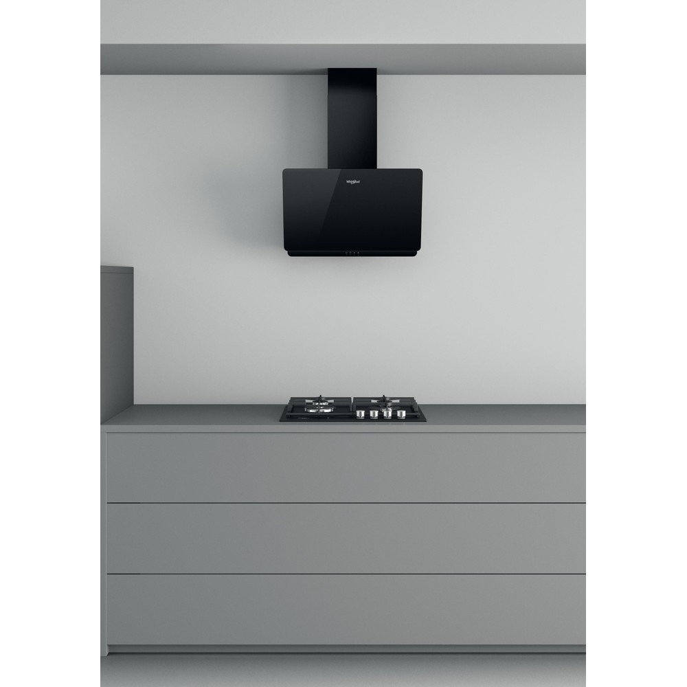 Whirlpool Hotă Încorporabil WHVP 65F LM K Negru Independent Electronic Lifestyle frontal