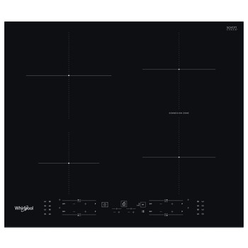 Whirlpool Koketopp WB B3960 BF Svart Induction vitroceramic Frontal