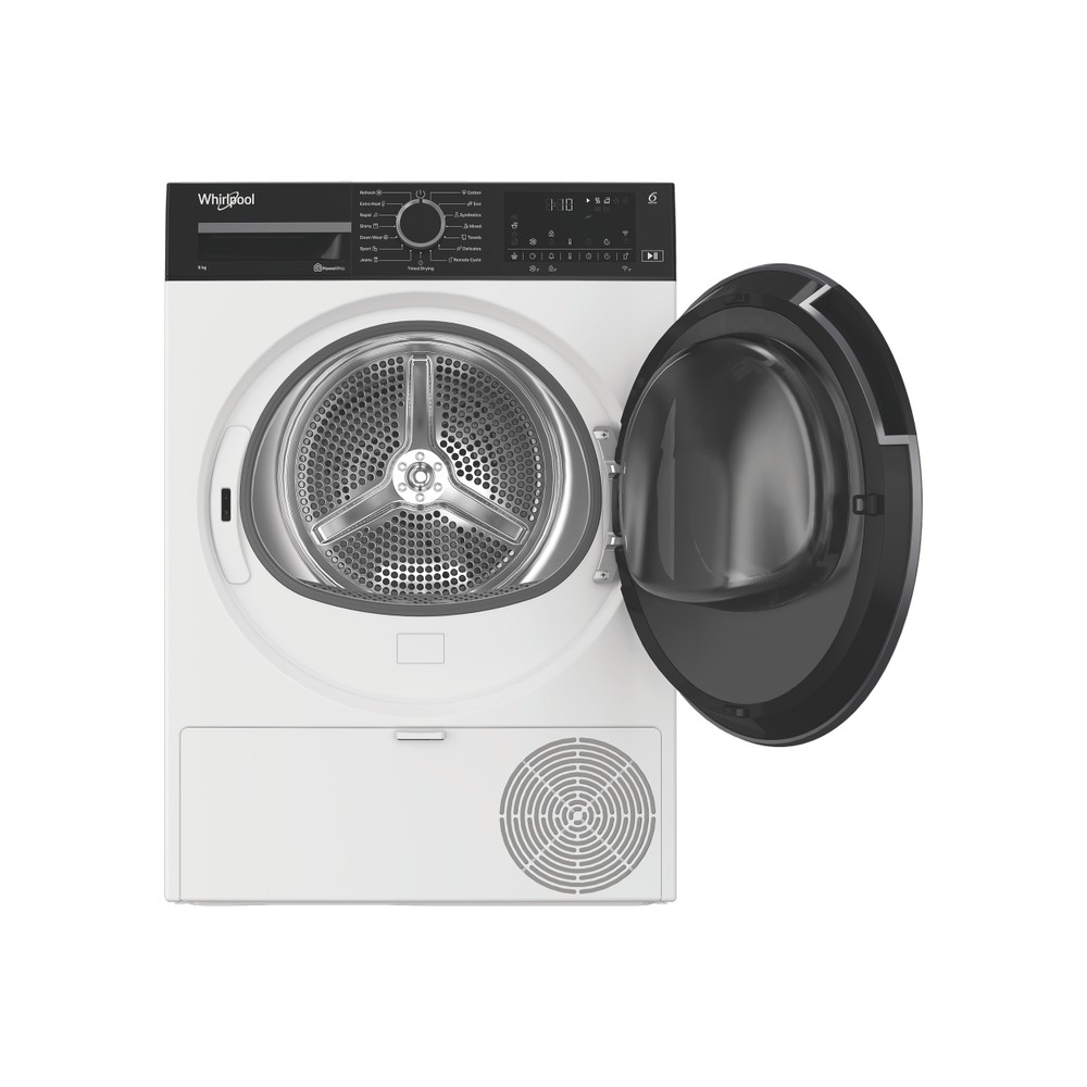 Whirlpool Dryr WPS D8X WBS EE Alb Frontal open