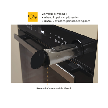 Whirlpool Horno Encastre AKZ9S 8270 NB Eléctrico A + Drawer