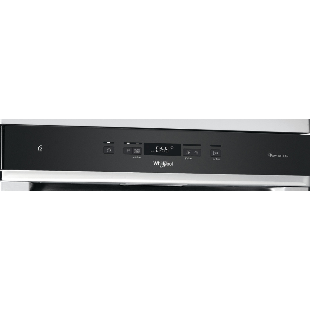 Whirlpool Umývačka riadu Voľne stojace WFC 3C26 PF X Voľne stojace E Control panel