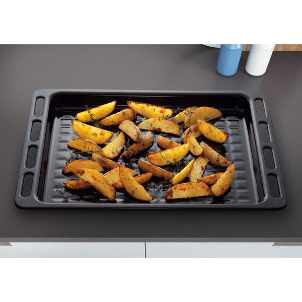 Indesit Double Cooker ID67V9KMW/UK White A Accessory