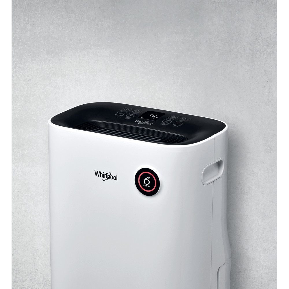 Whirlpool Dehumidifier DE20W5252 Branco Lifestyle perspective
