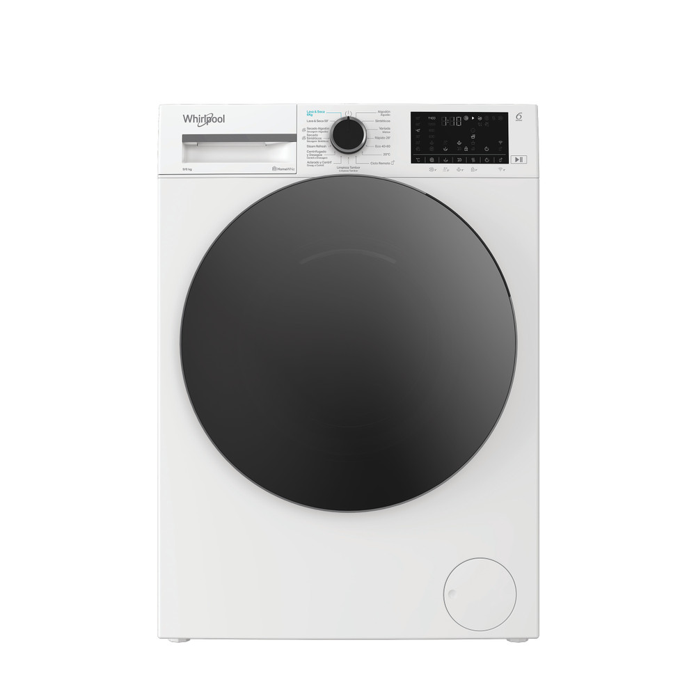 Whirlpool Lavadora secadora Libre instalación WAD 9636W SPT Blanco Cargador frontal Frontal