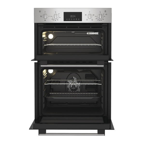 Indesit Double oven DII 10D IX Inox A Frontal open