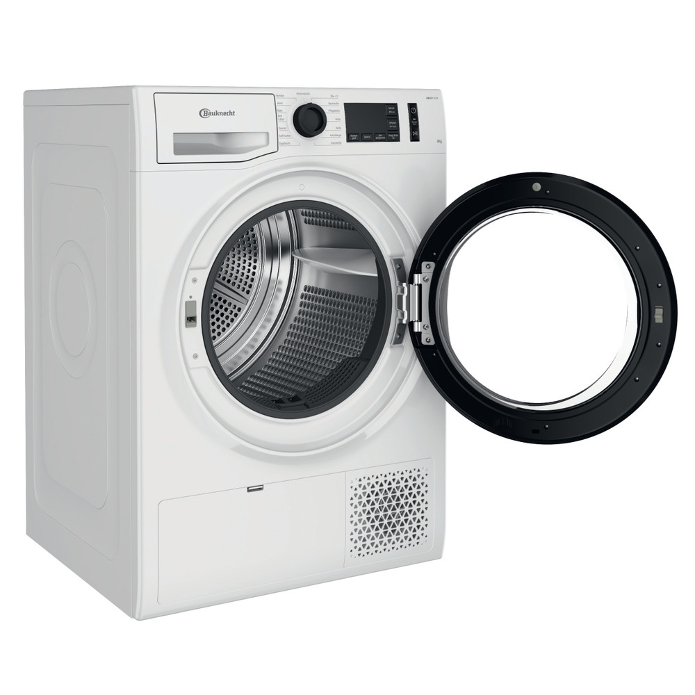 Bauknecht Tørretumbler T Soft M11 82 N Hvid Perspective open