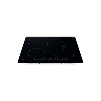 Indesit Placa IB 65B60 NE Preto Induction vitroceramic Frontal top down