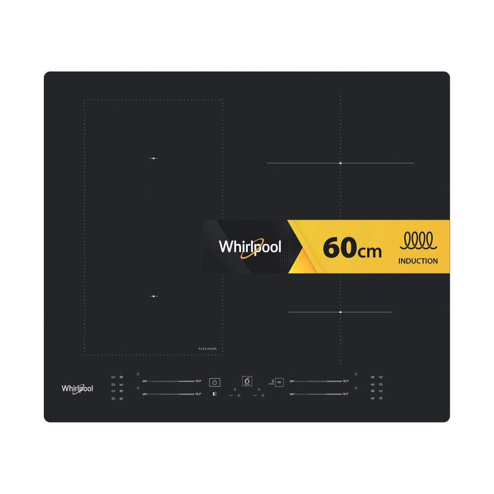 Whirlpool Варильна поверхня WL S7960 NE Чорний Induction vitroceramic Frontal