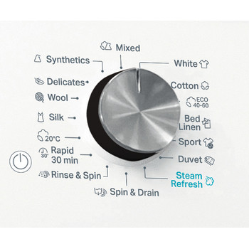 Whirlpool Perilica za rublje Samostojeći FFD 8469 BCV EE Bijela Prednje punjenje A Control panel