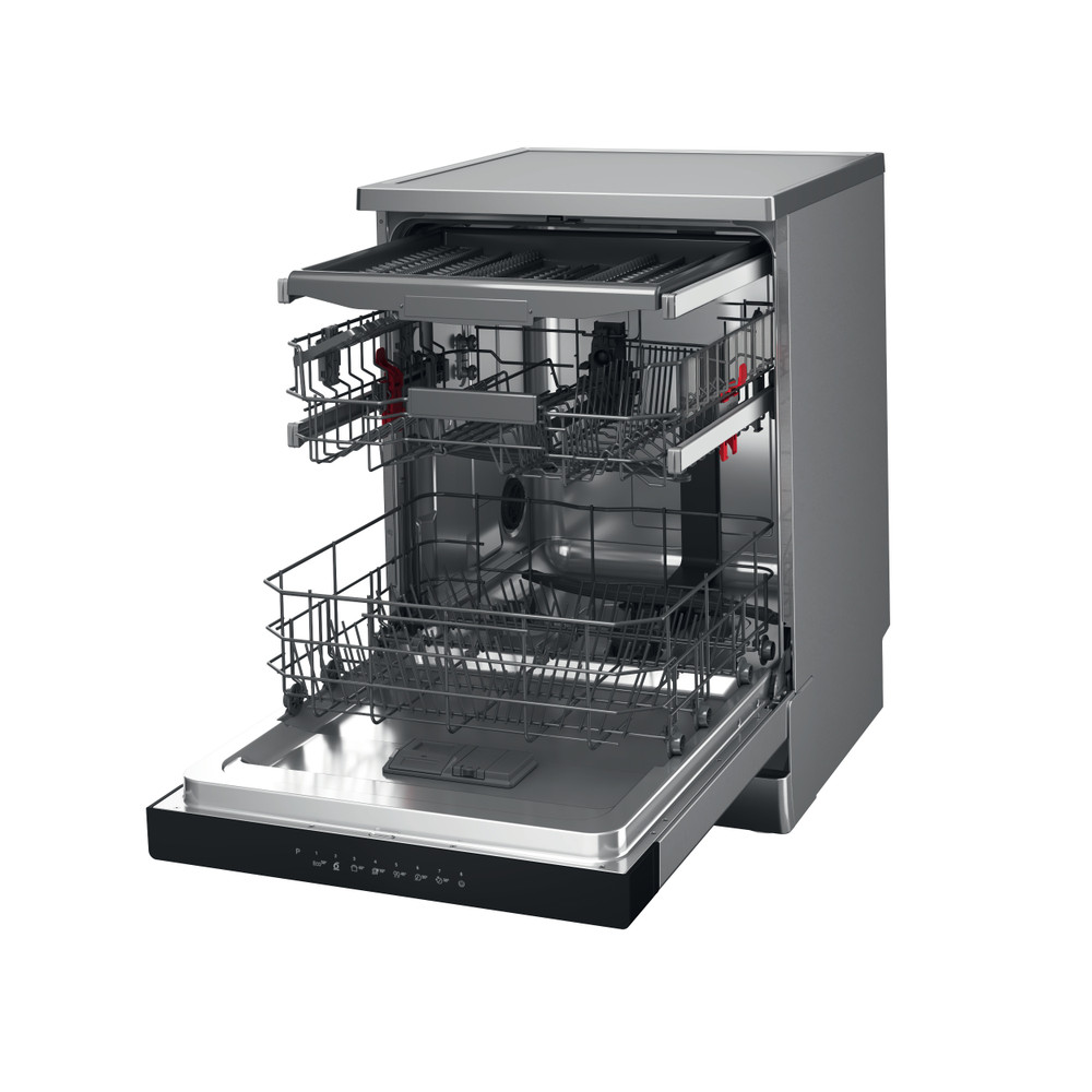 Whirlpool Myčka nádobí Volně stojící WH4FFA14BN6X Volně stojící A Perspective open