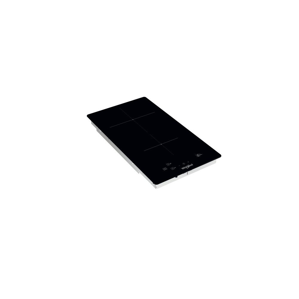Whirlpool Table de cuisson WS Q0530 NE Noir Induction vitroceramic Perspective