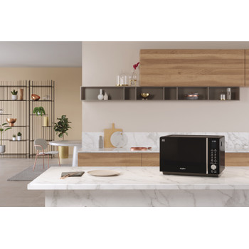 Whirlpool Microgolfoven Vrijstaand MWF 259 B Zwart Elektronisch 25 Combimicrogolfoven 800 Lifestyle perspective