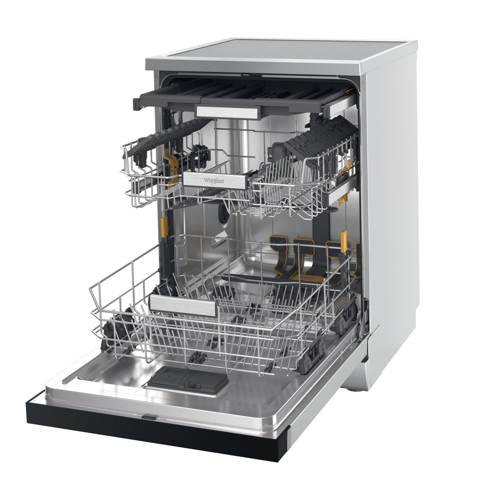 Whirlpool Máquina de lavar loiça Livre Instalação W7F HS41 X Livre Instalação C Perspective open