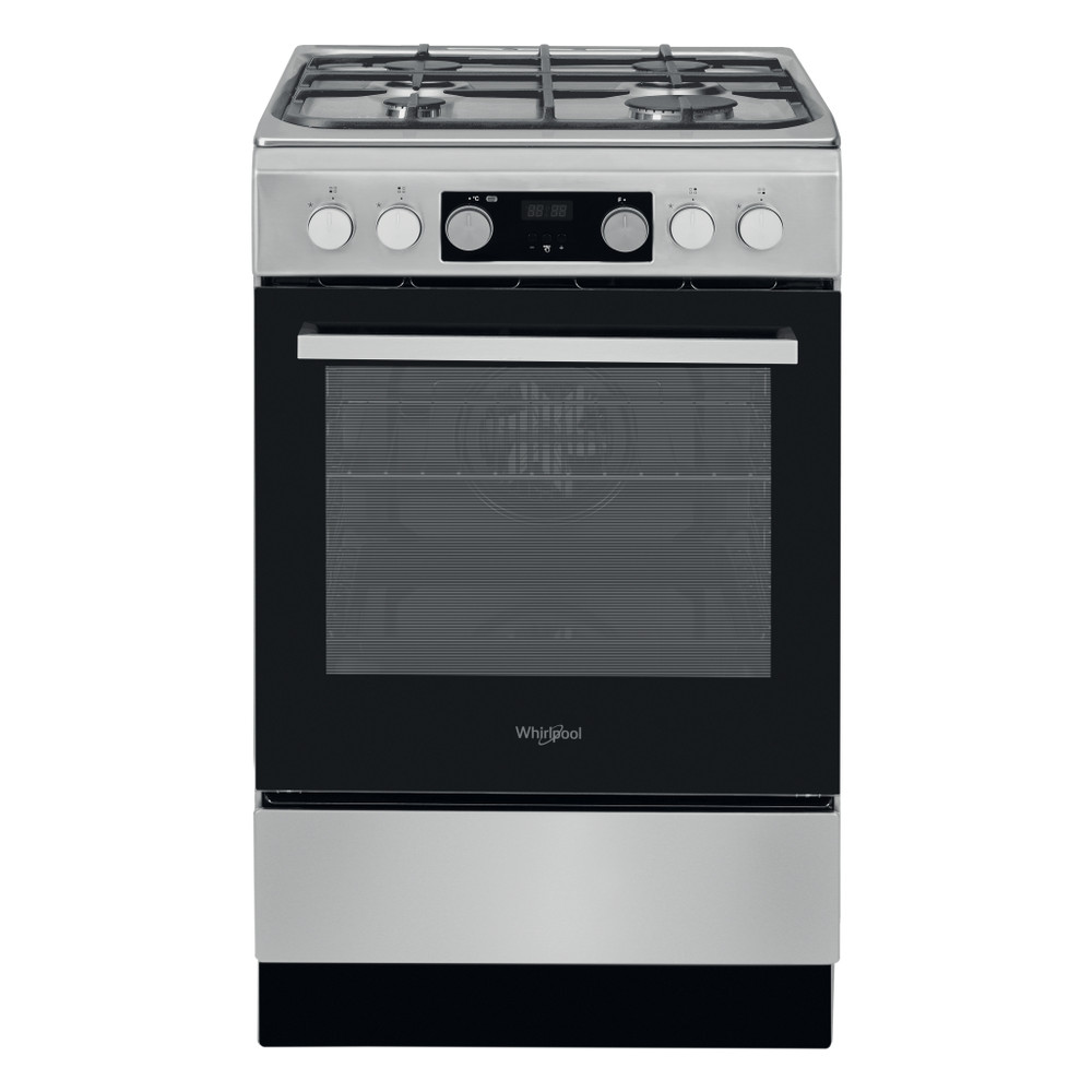 Whirlpool Tűzhely WS5G8CHX/E Inox Gáz Frontal