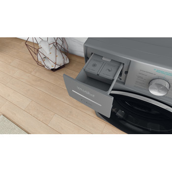 Whirlpool Máquina de lavar roupa Livre Instalação W8 W946SR SPT Prata Carga Frontal A Drawer