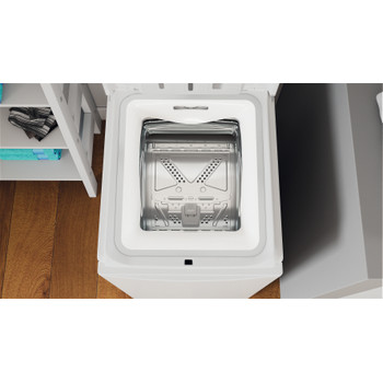 Indesit Lavadora Libre instalación BTW S60300 SP/N Blanco Carga superior D Drawer