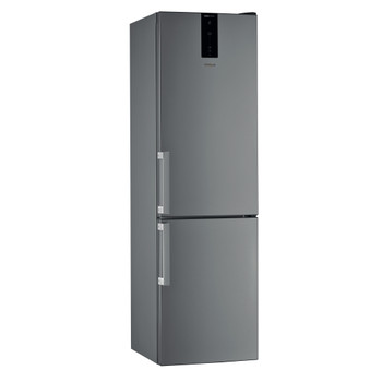 Whirlpool Hűtő/fagyasztó kombináció Szabadonálló W7 921O OX H Optic Inox 2 doors Perspective