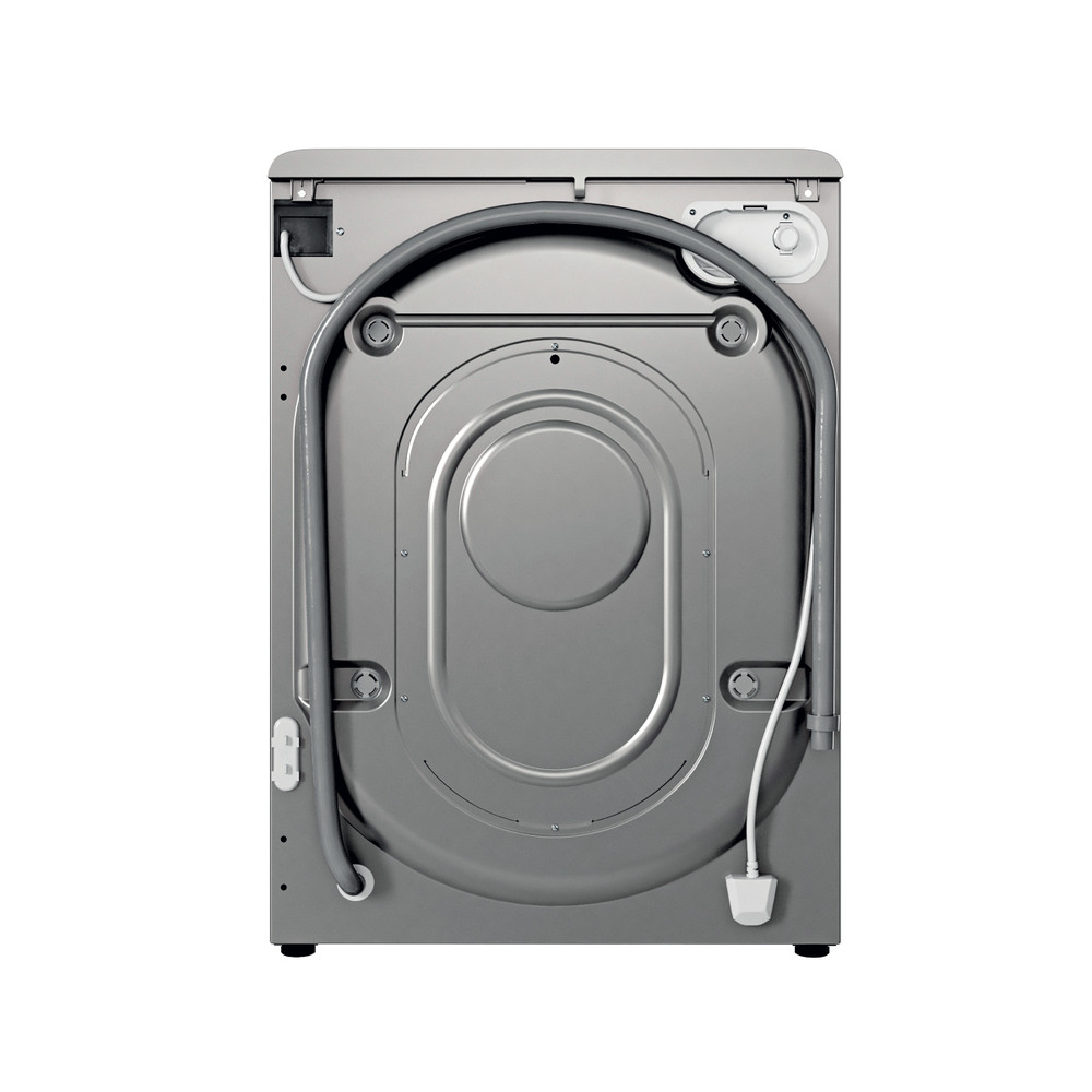 Indesit Washing machine Free-standing BWE 91496X SV UK Silver Front loader A Back / Lateral