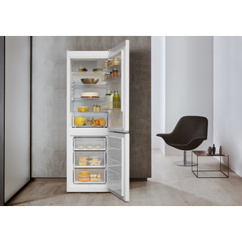Whirlpool Kombinirani hladnjak Samostojeći W5 811E W 1 Bijela 2 doors Lifestyle frontal open