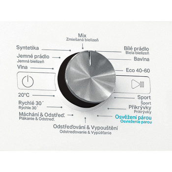 Whirlpool Pračka Volně stojící FFB 8489 BV CS Bílá Předem plněná A Control panel