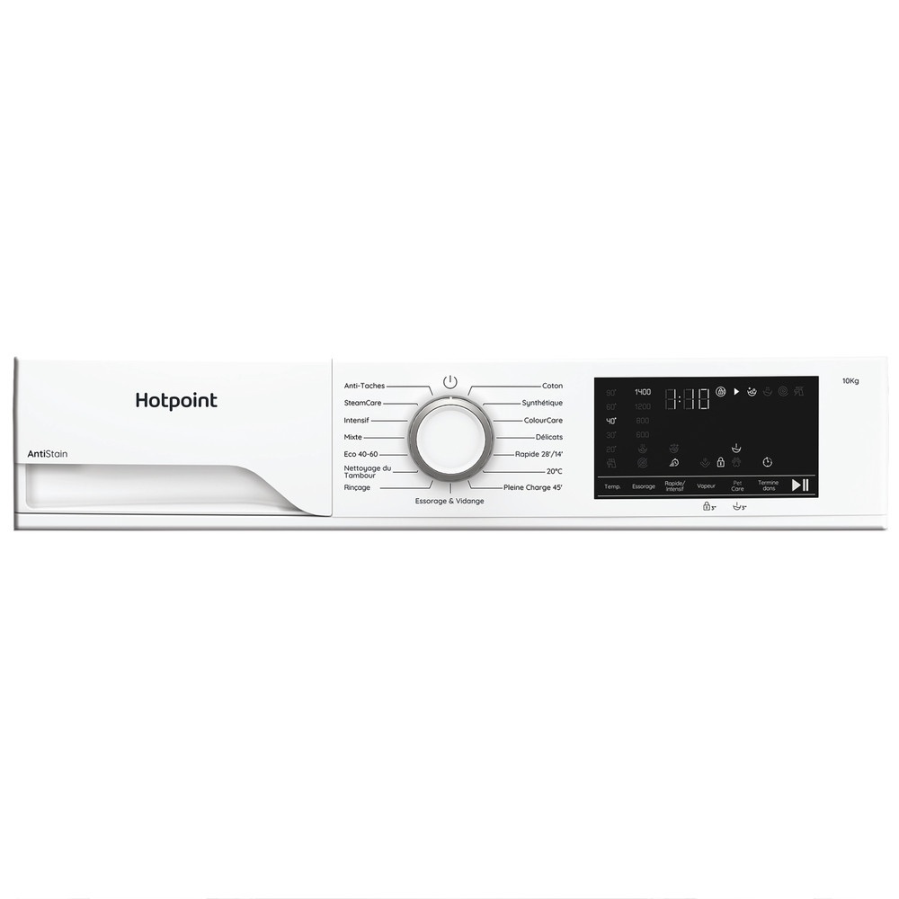 Hotpoint Lave-linge Pose-libre H 101 ANTI STAIN FR Blanc Lave-linge frontal A Program