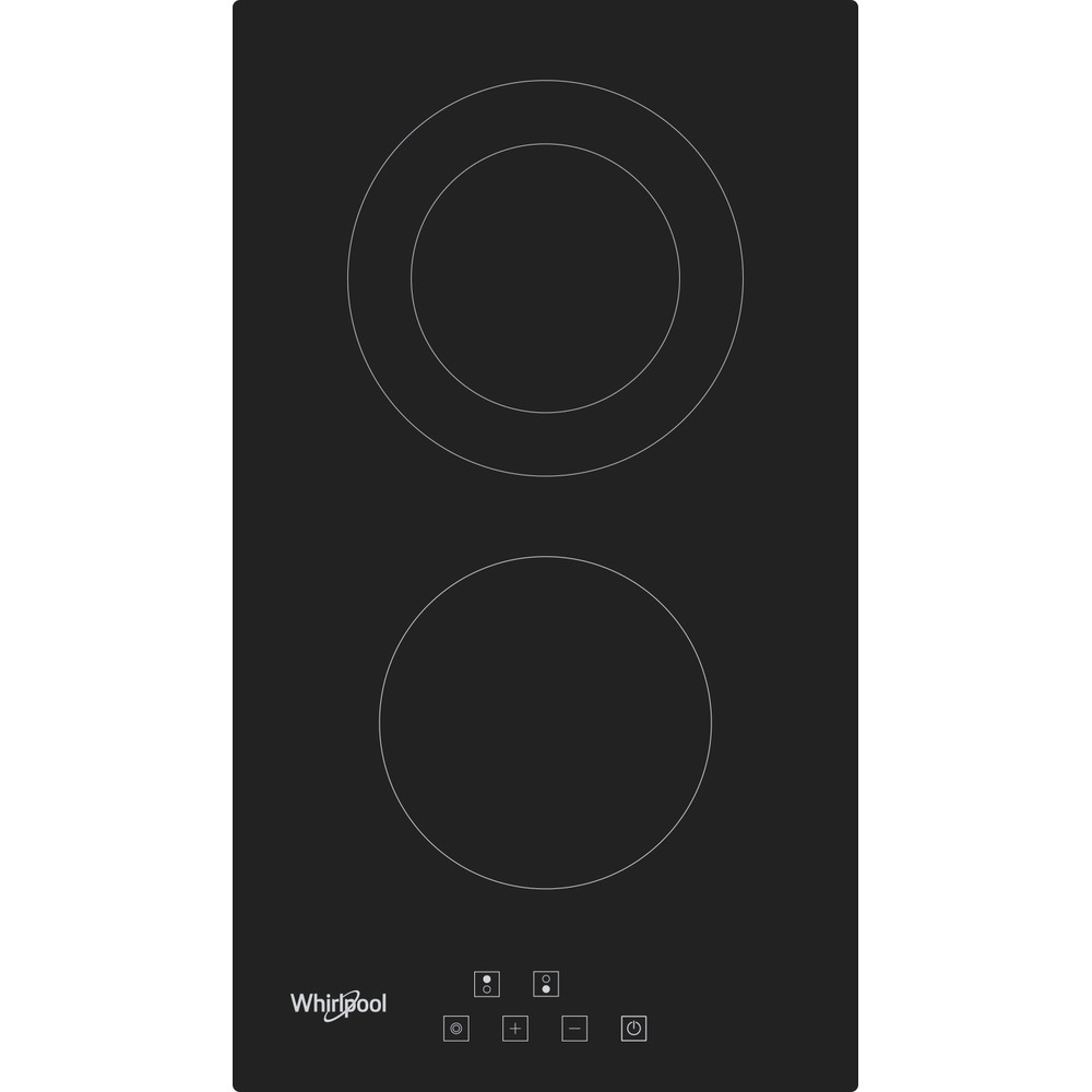 Whirlpool Varná deska WRD 6030 B Černá Radiant vitroceramic Frontal