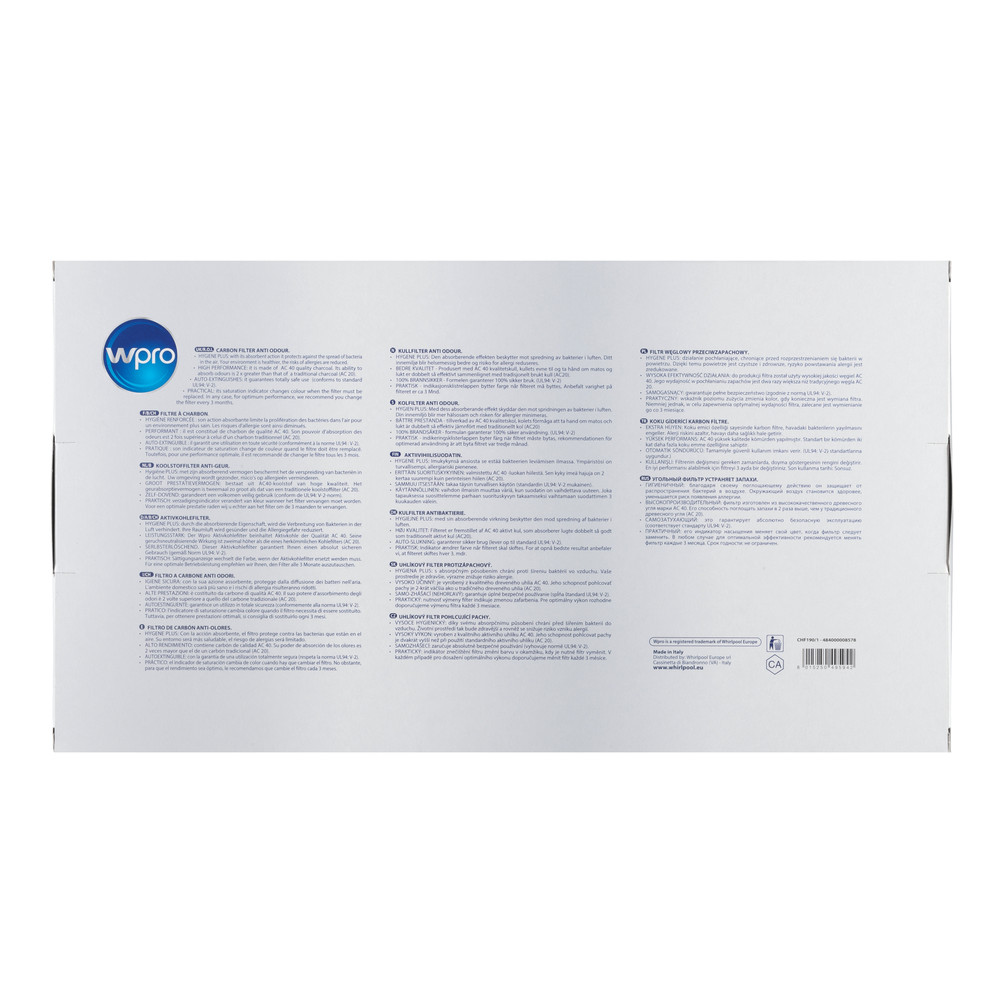 Indesit HOOD CHF190/1 Back / Lateral