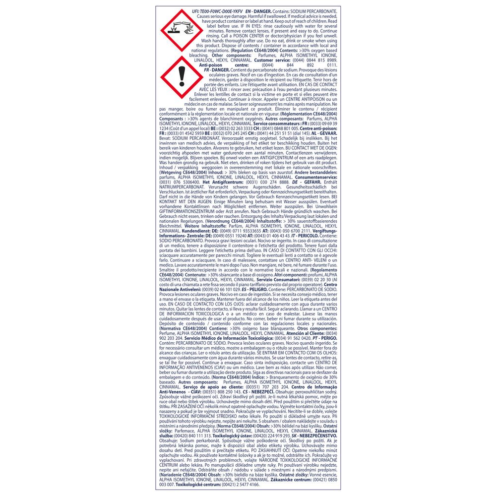 Bauknecht WASHING AFR301 Back / Lateral