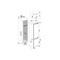 Whirlpool Šaldytuvo / šaldiklio kombinacija Įmontuojama WHC20 T573 Balta 2 doors Perspective open