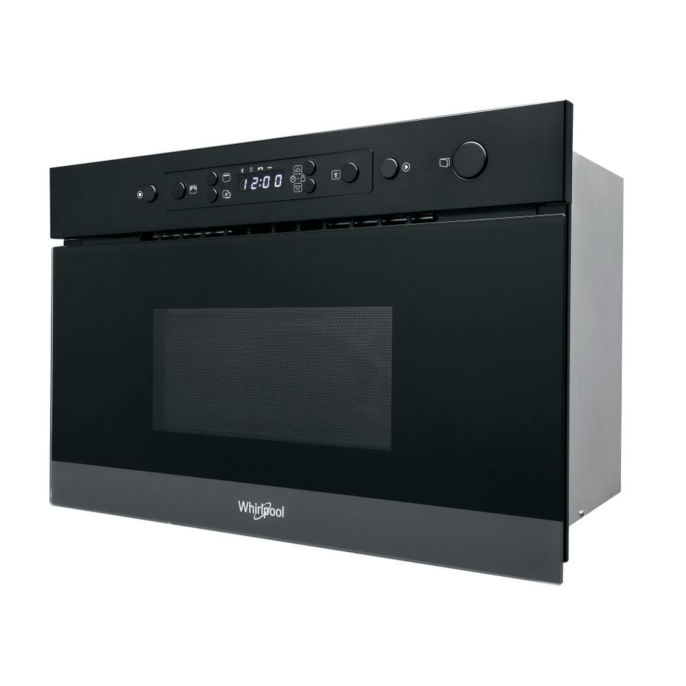 Whirlpool Mikrohullámú sütő Beépíthető AMW 4920/NB Fekete Elektromos 22 Mikrohullám+Grill funkció 750 Perspective
