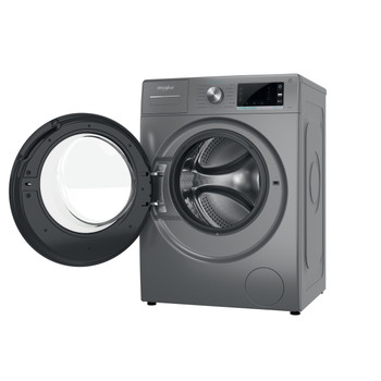 Whirlpool Mosógép Szabadonálló W6 W945SB EE Ezüst Elöltöltős B Perspective open