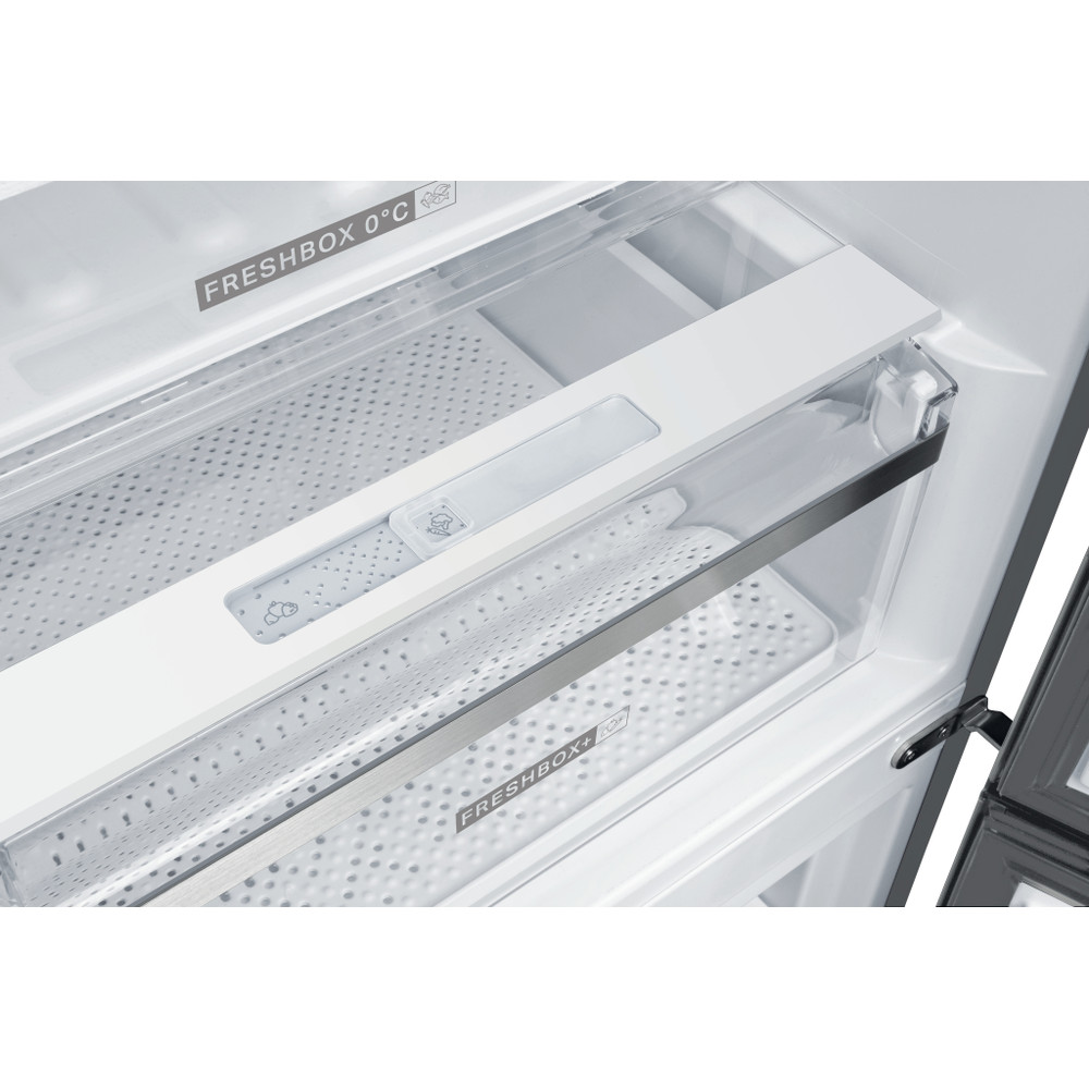 Whirlpool Hűtő/fagyasztó kombináció Szabadonálló W9 821D OX H 2 Optic Inox 2 doors Drawer