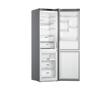 Whirlpool Kombinirani hladnjak Samostojeći W7X 92I OX Optički Inox 2 doors Perspective open