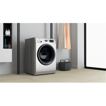 Whirlpool Lavadora secadora Libre instalación FWDG 961483 SBV SPT N Plata Cargador frontal Lifestyle perspective