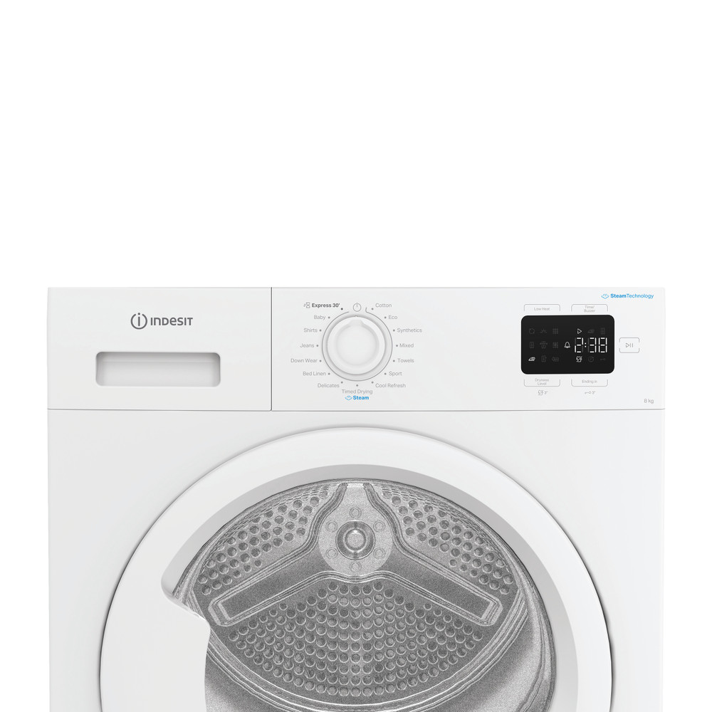 Indesit Dryer IDH E80W IRE White Control panel
